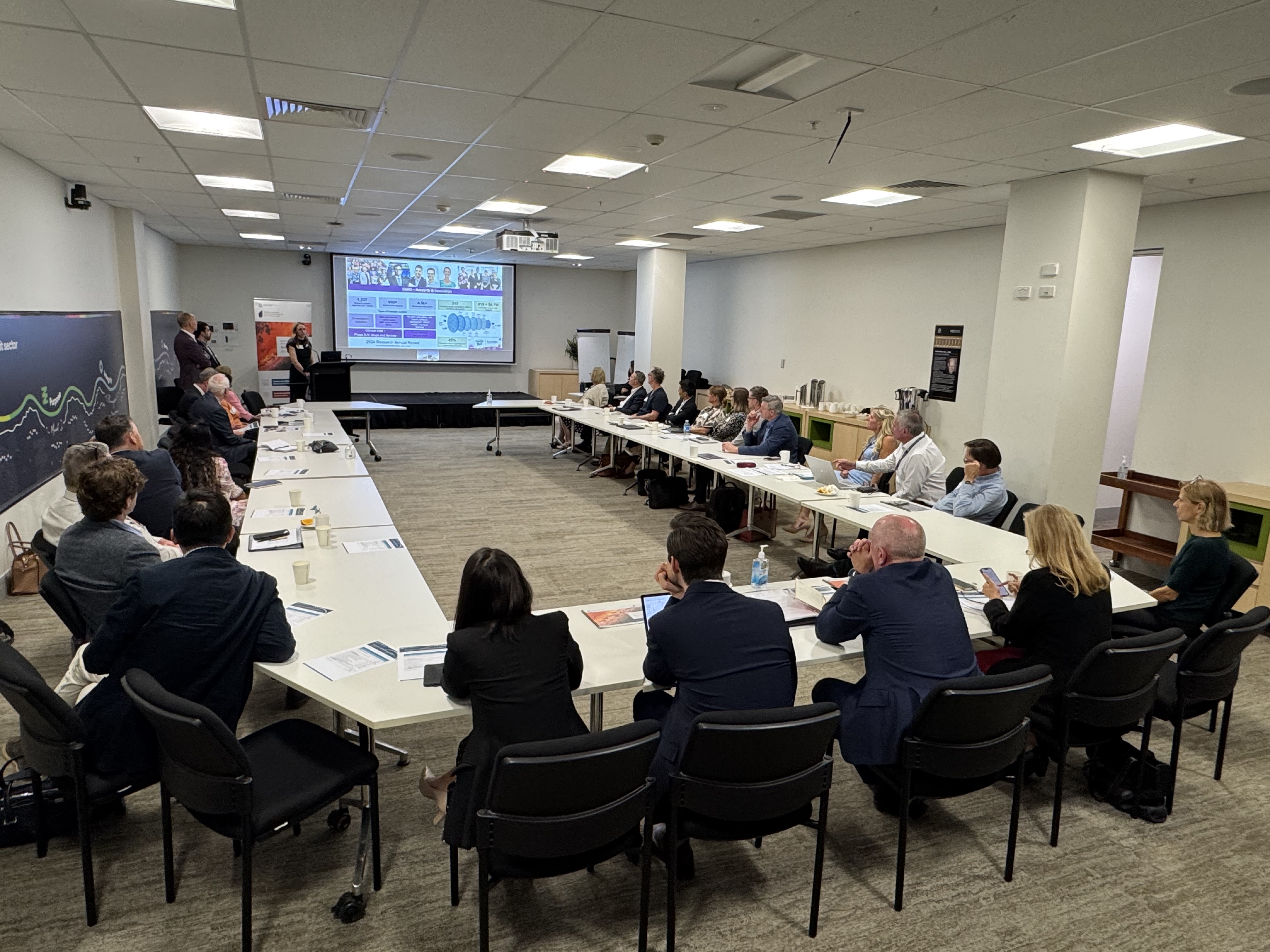 Attendees at the HSP Medical Research and Innovation Roundtable.