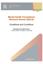 Thumbnail of Guidelines and Conditions Mental Health Translational Research Grants